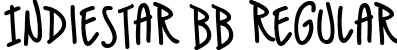 IndieStar BB Regular font | indiestarbb_reg.ttf