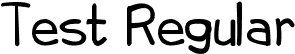 Test Regular font | scb.ttf