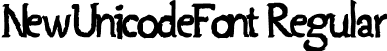 NewUnicodeFont Regular font | jempolfreak.ttf