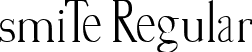 smiTe Regular font | smiTe.ttf