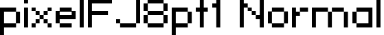 pixelFJ8pt1 Normal font | pixelFJ8pt1__.TTF