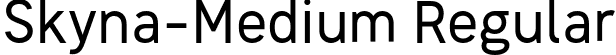 Skyna-Medium Regular font | Skyna-Medium.otf