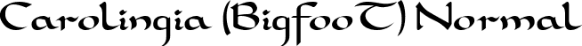 Carolingia (BigfooT) Normal font | CAROBTN_.TTF