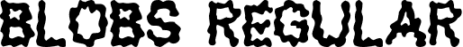 Blobs Regular font | BLOBS.TTF