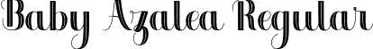 Baby Azalea Regular font | Baby Azalea.ttf