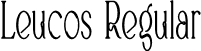 Leucos Regular font | Leucos.otf