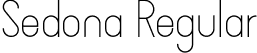 Sedona Regular font | Sedona.otf