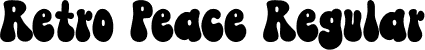 Retro Peace Regular font | Retro Peace.otf