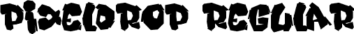 Pixeldrop Regular font | Pixeldrop.ttf