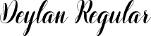 Deylan Regular font | Deylan.otf