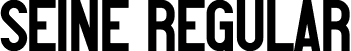 Seine Regular font | Seine.otf