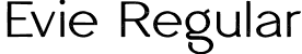 Evie Regular font | Evie.otf