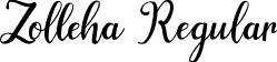 Zolleha Regular font | Zolleha.otf