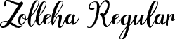 Zolleha Regular font | Zolleha.ttf