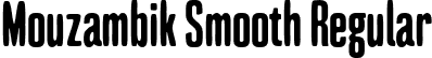 Mouzambik Smooth Regular font | Mouzambik Smooth.otf