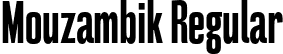 Mouzambik Regular font | Mouzambik.otf