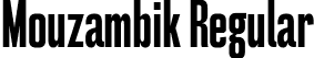 Mouzambik Regular font | Mouzambik.ttf