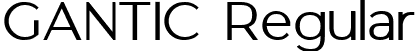 GANTIC Regular font | GANTIC_Regular.ttf