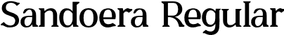 Sandoera Regular font | Sandoera-Regular.otf