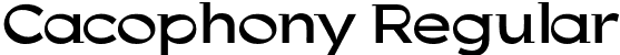 Cacophony Regular font | Cacophony-Regular.otf