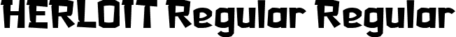 HERLOIT Regular Regular font | HERLOIT Trial.ttf