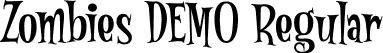 Zombies DEMO Regular font | Zombies DEMO.otf