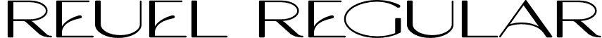 Reuel Regular font | Reuel.otf