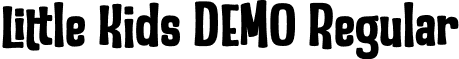 Little Kids DEMO Regular font | Little Kids DEMO.otf