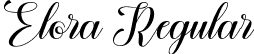 Elora Regular font | Elora - Regular.otf