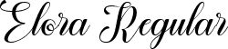 Elora Regular font | Elora - Regular.ttf