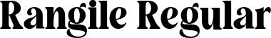 Rangile Regular font | Rangile.ttf