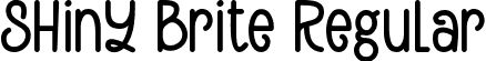 Shiny Brite Regular font | Shiny-Brite.ttf