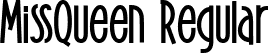 MissQueen Regular font | MissQueen.ttf