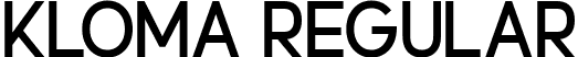 Kloma Regular font | Kloma Regular.otf