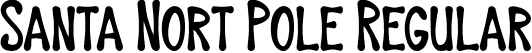 Santa Nort Pole Regular font | SantaNortPole.otf