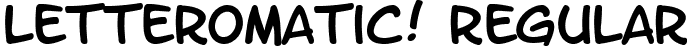 LetterOMatic! Regular font | ltromatic.ttf