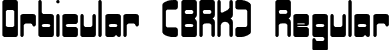 Orbicular (BRK) Regular font | orbicula.ttf