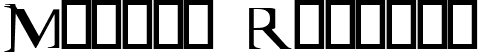 Matrix Regular font | matrix.ttf