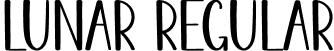 Lunar Regular font | Lunar.otf