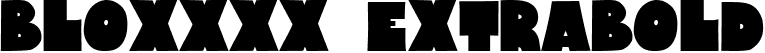 Bloxxxx ExtraBold font | BLOXEB__.TTF