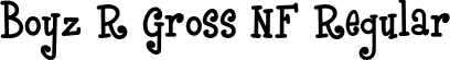 Boyz R Gross NF Regular font | BoyzRGrossNF.otf