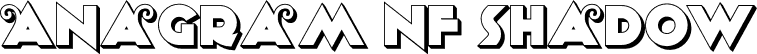 Anagram NF Shadow font | AnagramNFShadow.otf
