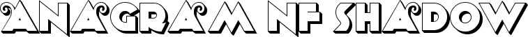 Anagram NF Shadow font | AnagramNFShadow.ttf