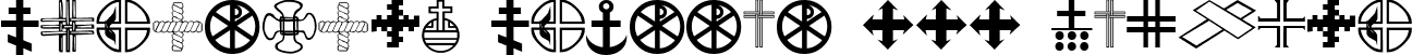 Christian Crosses III Regular font | Chriciii.ttf