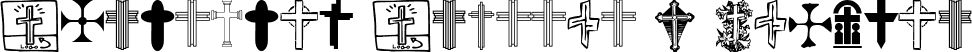 Christian Crosses V Regular font | CHRICV__.TTF