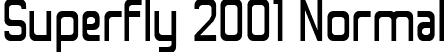 Superfly 2001 Normal font | SUPEN___.TTF