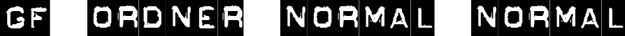 GF Ordner Normal Normal font | Ordner_n.ttf