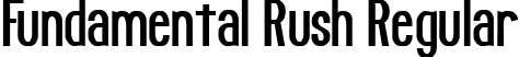 Fundamental Rush Regular font | FUNDR___.TTF