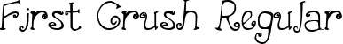 First Crush Regular font | First Crush.ttf