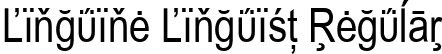 Linguine Linguist Regular font | Linguine Linguist.ttf